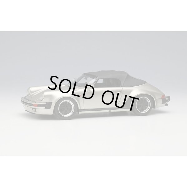 画像1: VISION 1/43 Porsche 911 Carrera 3.2 Speedster Turbolook 1989 Linen Gray Metallic (1)