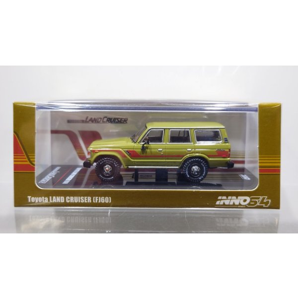 画像1: INNO Models 1/64 Toyota Land Cruiser FJ60 Olive Green (1)