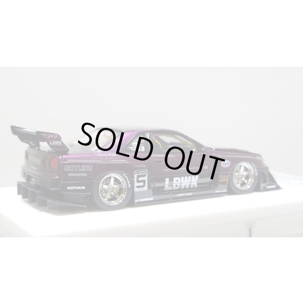 画像7: EIDOLON 1/43 LB-ER34 Super Silhouette SKYLINE Alba Cielo / Black Tow-tone color Limited 35 pcs. (7)