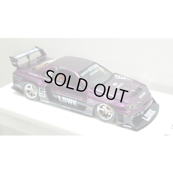 画像11: EIDOLON 1/43 LB-ER34 Super Silhouette SKYLINE Alba Cielo / Black Tow-tone color Limited 35 pcs. (11)