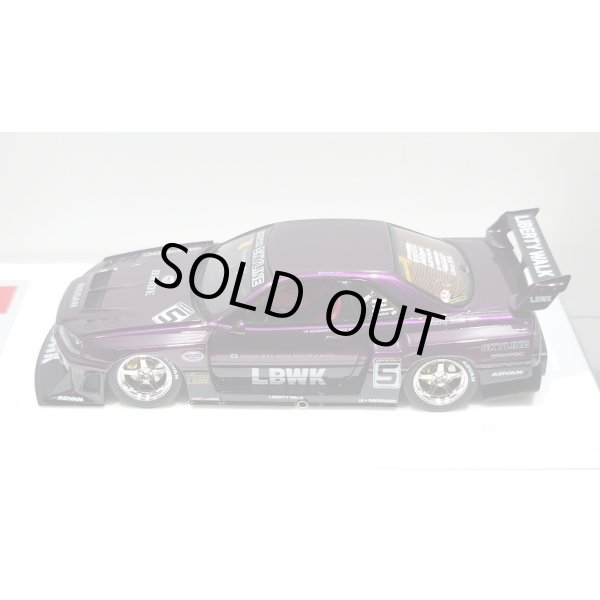 画像4: EIDOLON 1/43 LB-ER34 Super Silhouette SKYLINE Alba Cielo / Black Tow-tone color Limited 35 pcs. (4)