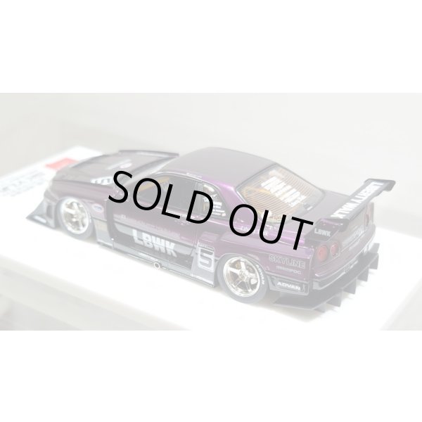 画像12: EIDOLON 1/43 LB-ER34 Super Silhouette SKYLINE Alba Cielo / Black Tow-tone color Limited 35 pcs. (12)