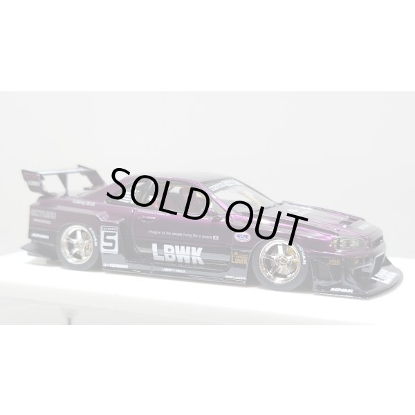 画像5: EIDOLON 1/43 LB-ER34 Super Silhouette SKYLINE Alba Cielo / Black Tow-tone color Limited 35 pcs. (5)