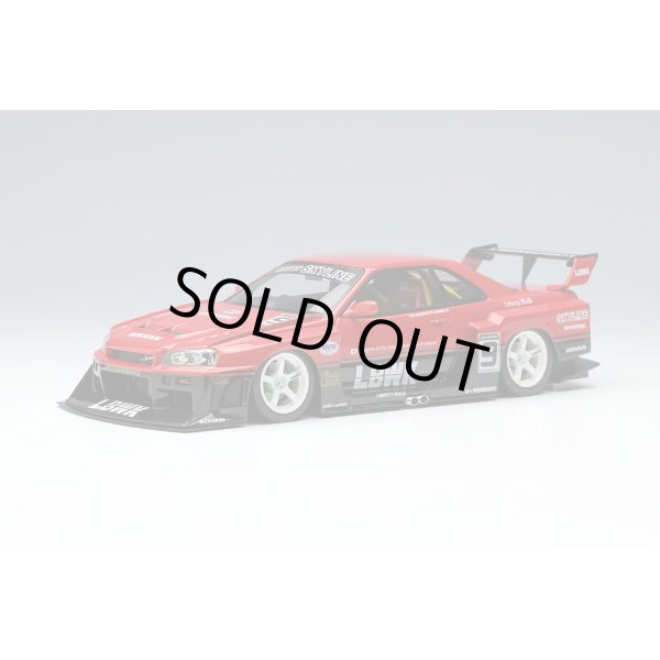 画像2: EIDOLON 1/43 LB-ER34 Super Silhouette SKYLINE (White Wheel) (2)