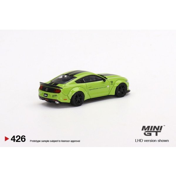 画像3: MINI GT 1/64 LB WORKS Ford Mustang Glover Lime (LHD) (3)