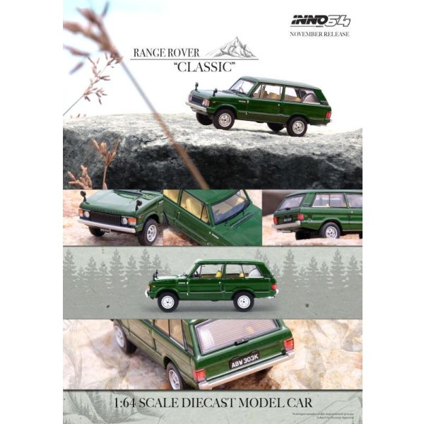 画像3: INNO Models 1/64 Range Rover Classic Lincoln Green (3)