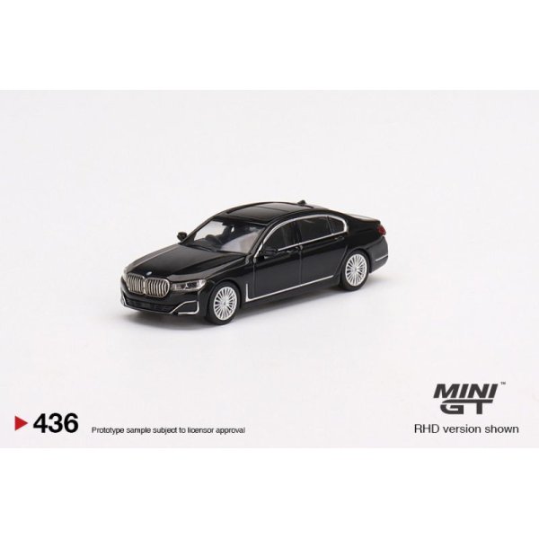 画像1: MINI GT 1/64 BMW 750Li xDrive Black Sapphire (LHD) (1)