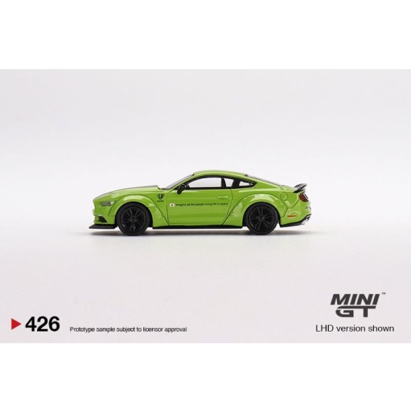 画像4: MINI GT 1/64 LB WORKS Ford Mustang Glover Lime (LHD) (4)