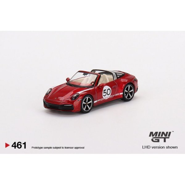 画像2: MINI GT 1/64 Porsche 911 Targa 4S Heritage Design Edition Cherry Red (RHD) (2)
