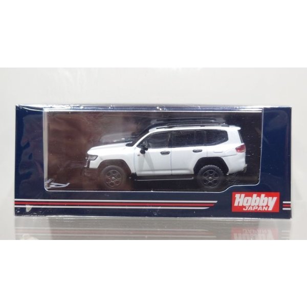 画像1: Hobby JAPAN 1/64 Toyota Land Cruiser (JA300W) GR SPORT Precious White Pearl ブラック内装 (1)