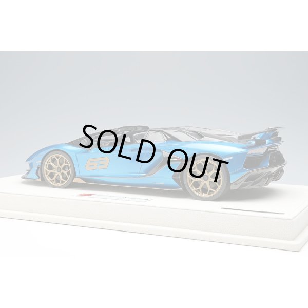 画像3: EIDOLON 1/18 Lamborghini Aventador SVJ 63 Roadster 2019 Blu Urano Limited 63 pcs. (3)