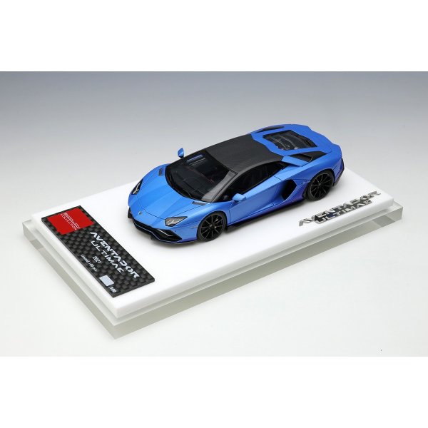 画像12: EIDOLON 1/43 Lamborghini Aventador LP780-4 Ultimae 2021 (Nireo Wheel) Blu Arione / Blu Mecht Limited 100 pcs. (12)