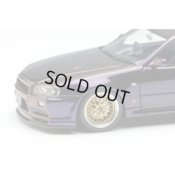 画像9: EIDOLON 1/43 Nissan Skyline GT-R (BNR34) V-spec II 2000 (BBS LM Wheel) Midnight Purple 3 (9)