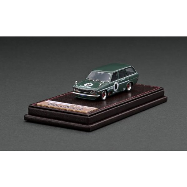 画像1: ignition model 1/64 Datsun Bluebird (510) Wagon Green (1)