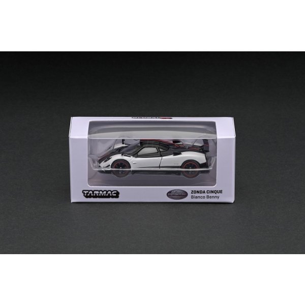 画像3: Tarmac Works 1/64 Pagani Zonda Cinque Bianco Benny (3)
