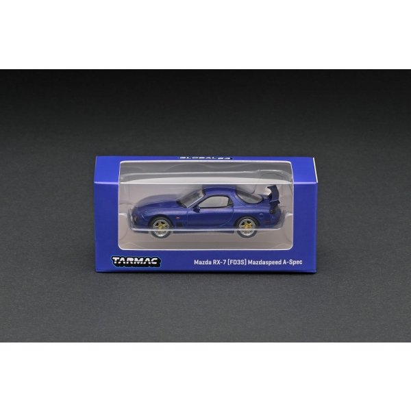 画像3: Tarmac Works 1/64 Mazda RX-7 FD3S Mazdaspeed A-Spec Innocent Blue Mica (3)