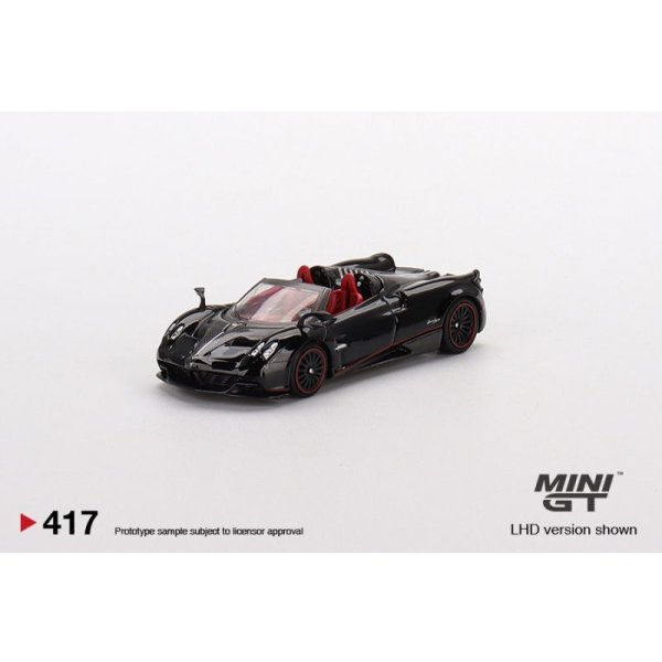 画像1: MINI GT 1/64 Pagani Huayra Roadster Black (RHD) (1)