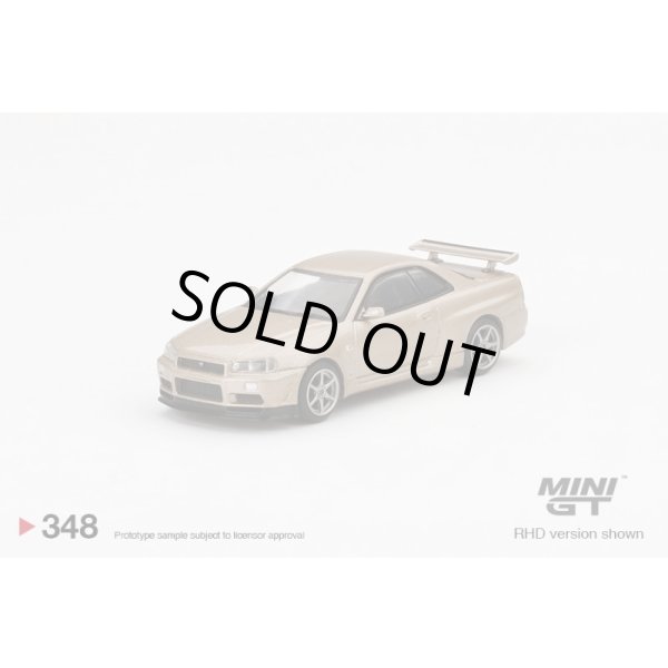 画像1: MINI GT 1/64 Nissan Skyline GT-R R34 M Spec Silica Breath (RHD) (1)
