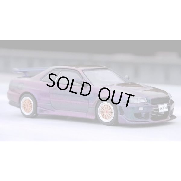 画像4: INNO Models 1/64 Nissan Skyline R34 GTT Magic Purple International MotorXpo Hong Kong 2022 イベント限定モデル (4)