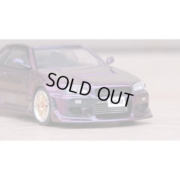 画像5: INNO Models 1/64 Nissan Skyline R34 GTT Magic Purple International MotorXpo Hong Kong 2022 イベント限定モデル (5)