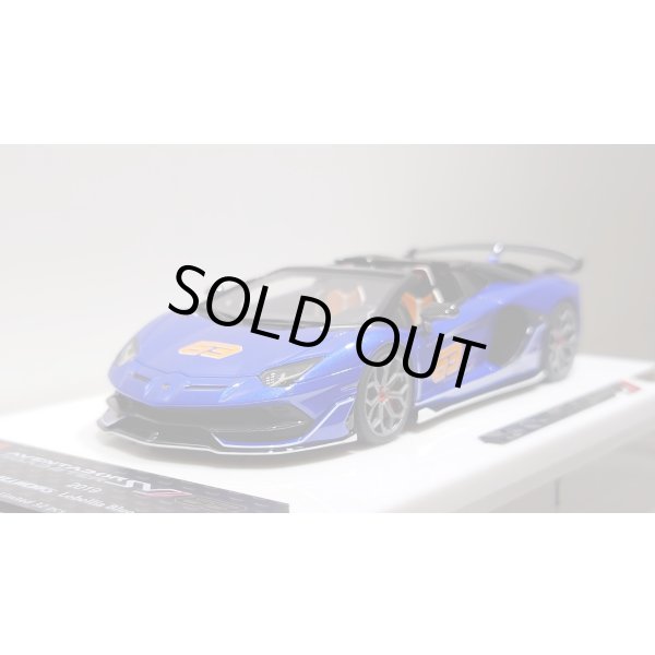 画像9: EIDOLON 1/43 Lamborghini Aventador SVJ 63 Roadster 2019 Lobellia Blue Limited 32 pcs. (9)