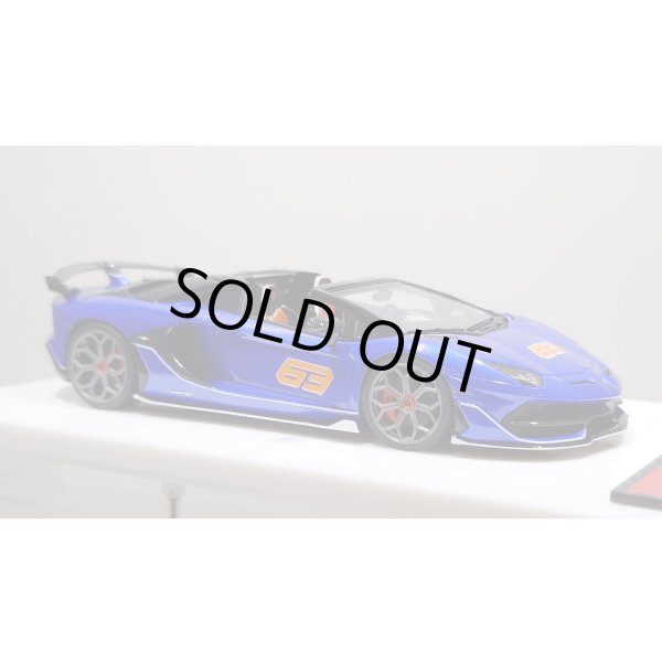 画像5: EIDOLON 1/43 Lamborghini Aventador SVJ 63 Roadster 2019 Lobellia Blue Limited 32 pcs. (5)