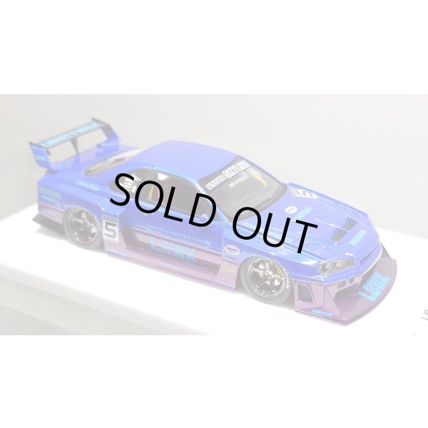 画像11: EIDOLON 1/43 LB-ER34 Super Silhouette SKYLINE Lobellia Blue / Alba Cielo Tow-tone color Limited 35 pcs. (11)