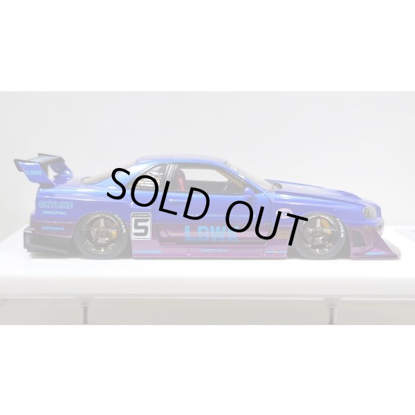 画像6: EIDOLON 1/43 LB-ER34 Super Silhouette SKYLINE Lobellia Blue / Alba Cielo Tow-tone color Limited 35 pcs. (6)