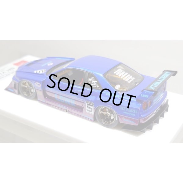 画像12: EIDOLON 1/43 LB-ER34 Super Silhouette SKYLINE Lobellia Blue / Alba Cielo Tow-tone color Limited 35 pcs. (12)