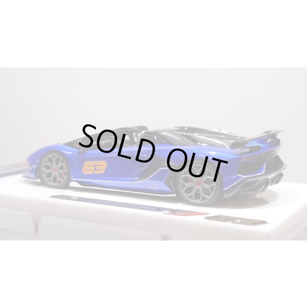 画像3: EIDOLON 1/43 Lamborghini Aventador SVJ 63 Roadster 2019 Lobellia Blue Limited 32 pcs. (3)