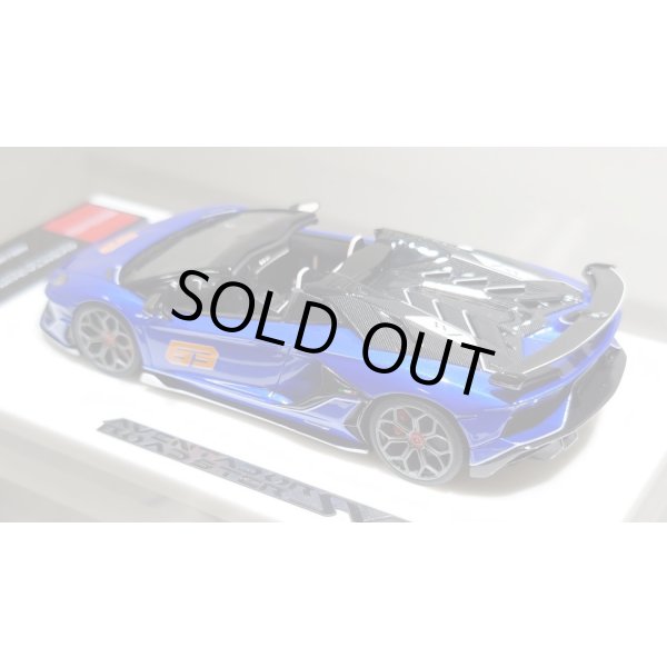 画像12: EIDOLON 1/43 Lamborghini Aventador SVJ 63 Roadster 2019 Lobellia Blue Limited 32 pcs. (12)