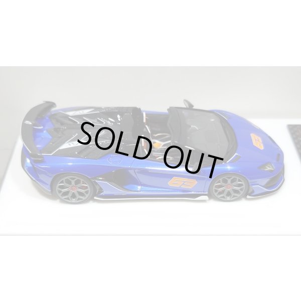 画像8: EIDOLON 1/43 Lamborghini Aventador SVJ 63 Roadster 2019 Lobellia Blue Limited 32 pcs. (8)