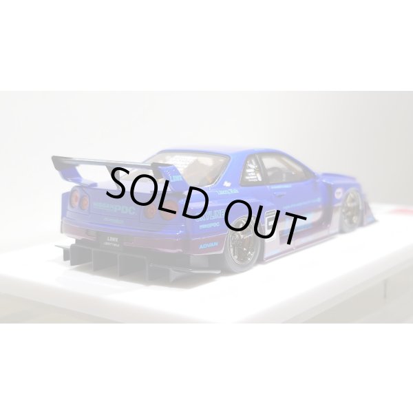 画像10: EIDOLON 1/43 LB-ER34 Super Silhouette SKYLINE Lobellia Blue / Alba Cielo Tow-tone color Limited 35 pcs. (10)