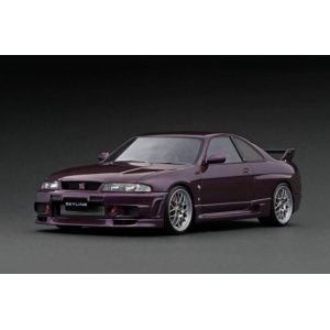 画像: ignition model 1/18 Nissan Skyline GT-R (BCNR33) Midnight Purple