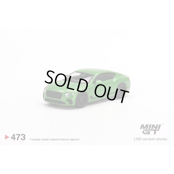 画像2: MINI GT 1/64 Bentley Continental GT Speed 2022 Apple Green (LHD) (2)