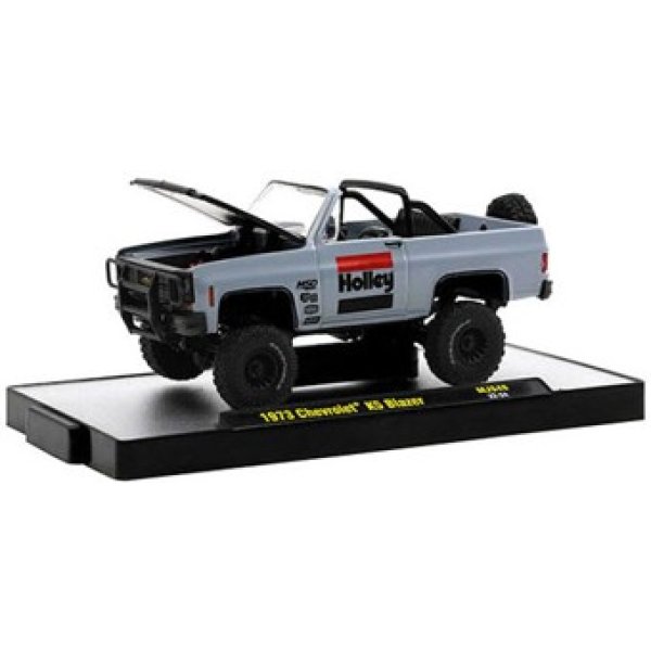 画像3: M2 Machines 1/64 1973 Chevrolet K5 Blazer Gray Holley (3)