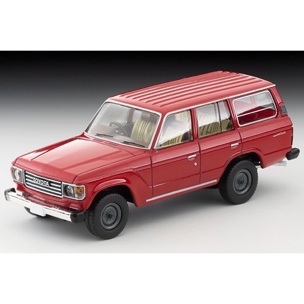 画像1: TOMYTEC 1/64 Limited Vintage NEO Toyota Land Cruiser 60 Standard Upgrade Van (Red) (1)