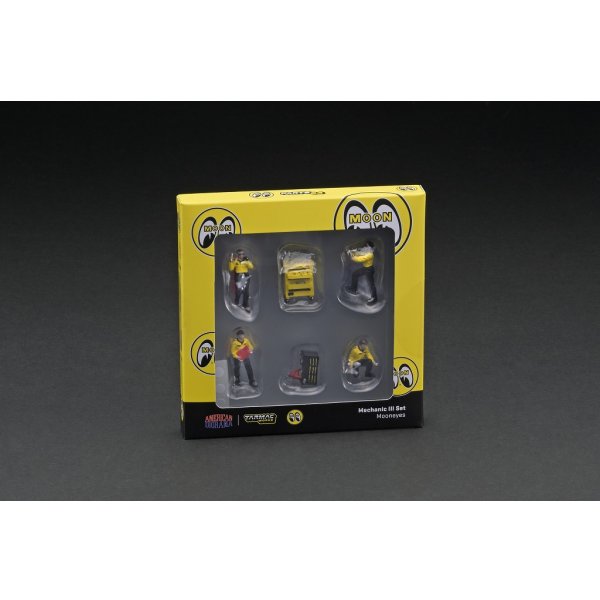 画像1: Tarmac Works 1/64 Figures Set Mechanic III Set Mooneyes (1)