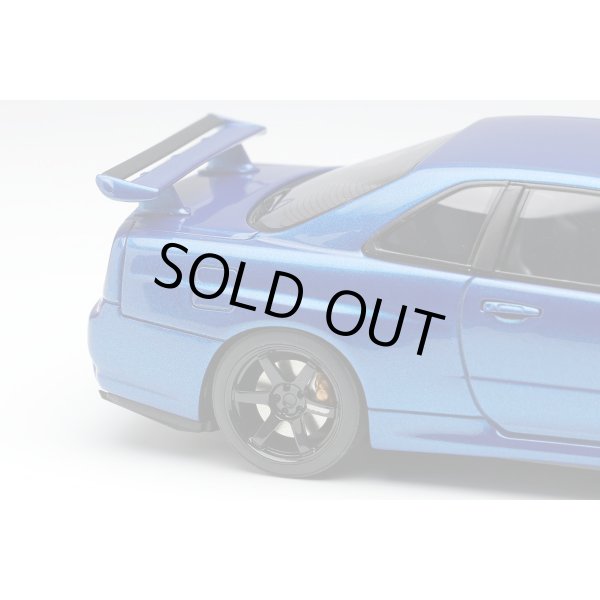 画像7: EIDOLON 1/43 Nissan Skyline GT-R (BNR34) V-spec II Nur 2002 (TE37 Wheel) Bayside Blue (7)