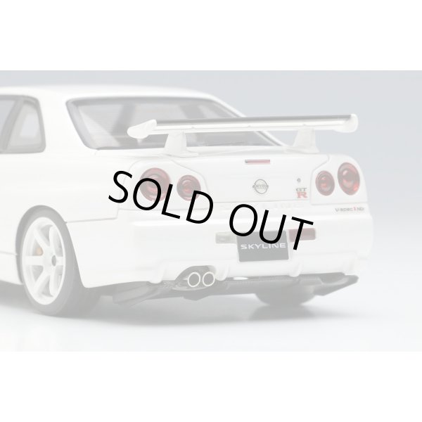 画像6: EIDOLON 1/43 Nissan Skyline GT-R (BNR34) V-spec II Nur 2002 (TE37 Wheel) Pearl White (6)