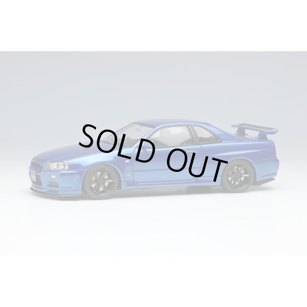 画像1: EIDOLON 1/43 Nissan Skyline GT-R (BNR34) V-spec II Nur 2002 (TE37 Wheel) Bayside Blue (1)