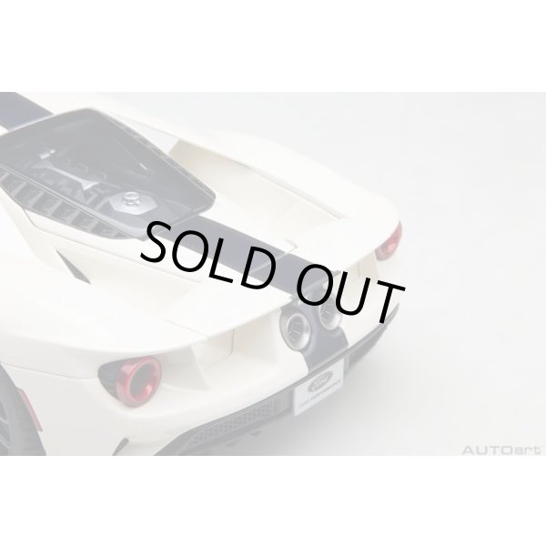 画像14: AUTOart 1/18 Ford GT 2022 '64 Prototype Heritage Edition (Wimbledon White) (14)