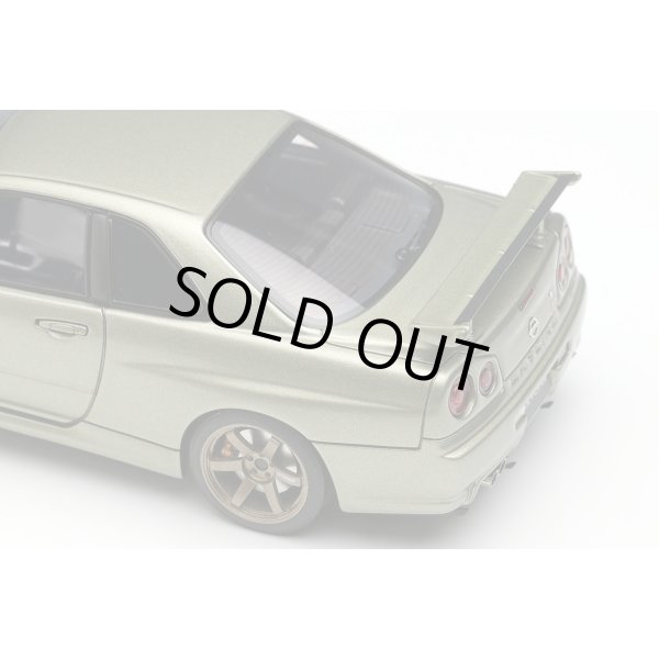 画像7: EIDOLON 1/43 Nissan Skyline GT-R (BNR34) V-spec II Nur 2002 (TE37 Wheel) Millennium Jade (7)