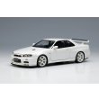 画像2: EIDOLON 1/43 Nissan Skyline GT-R (BNR34) V-spec II Nur 2002 (TE37 Wheel) Pearl White (2)