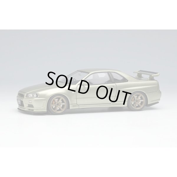 画像1: EIDOLON 1/43 Nissan Skyline GT-R (BNR34) V-spec II Nur 2002 (TE37 Wheel) Millennium Jade (1)