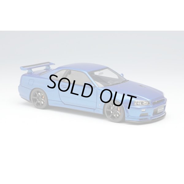 画像5: EIDOLON 1/43 Nissan Skyline GT-R (BNR34) V-spec II Nur 2002 (TE37 Wheel) Bayside Blue (5)