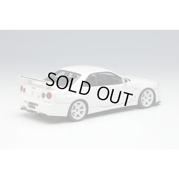 画像4: EIDOLON 1/43 Nissan Skyline GT-R (BNR34) V-spec II Nur 2002 (TE37 Wheel) Pearl White (4)
