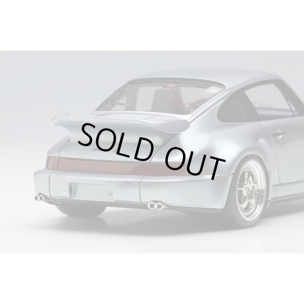 画像6: VISION 1/43 Porsche 911 (964) Turbo S Exclusive Flachbau 1994 Polar Silver Metallic (6)