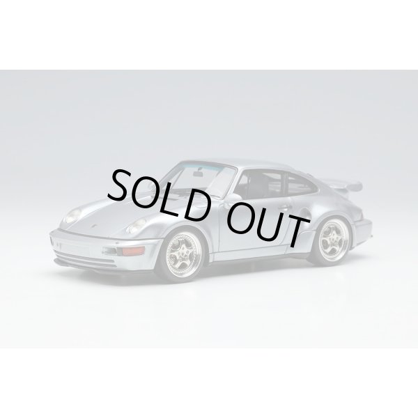 画像2: VISION 1/43 Porsche 911 (964) Turbo S Exclusive Flachbau 1994 Polar Silver Metallic (2)