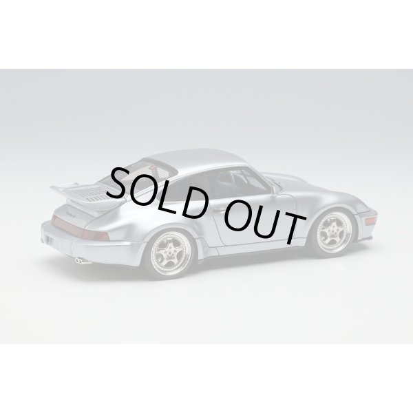 画像4: VISION 1/43 Porsche 911 (964) Turbo S Exclusive Flachbau 1994 Polar Silver Metallic (4)